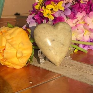 Green Opal Crystal Heart